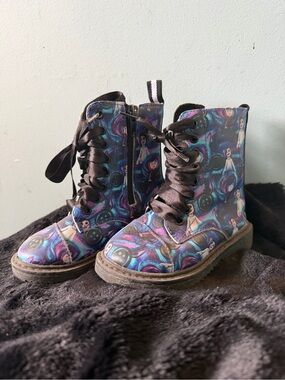 Toddler Spellbound Soles Coraline Combat Boots